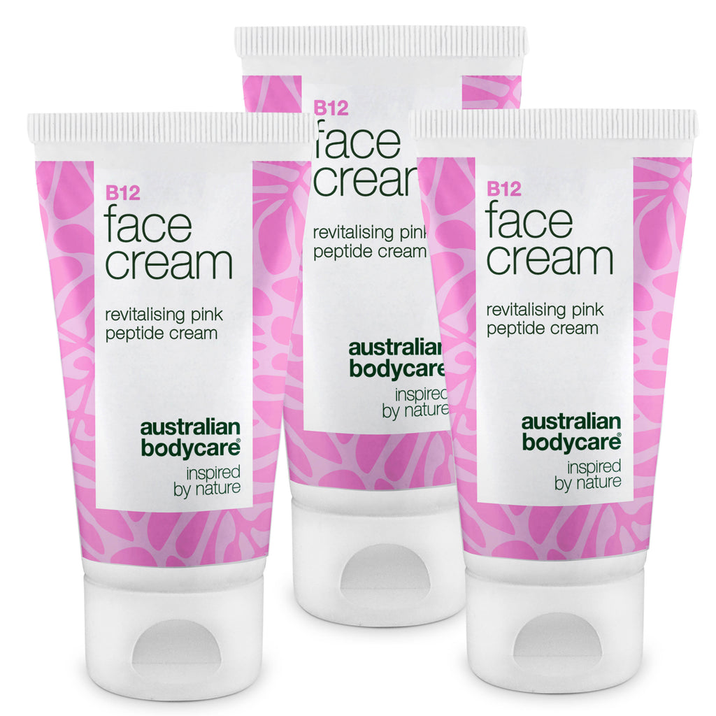 B12 Ansigtscreme – Fornyet fugt og naturlig glød — Anti-age B12 vitamin creme reducerer rynker, genopretter fugt og giver huden en naturlig glød.
