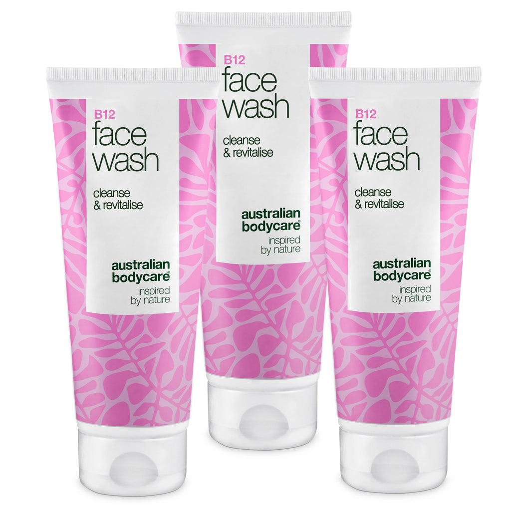 B12 Face Wash – Daglig ansigtsrens mod snavs og urenheder — Effektiv B12 ansigtsvask, der fjerner makeup og urenheder. Få en ren og velplejet hud med naturlig glød.