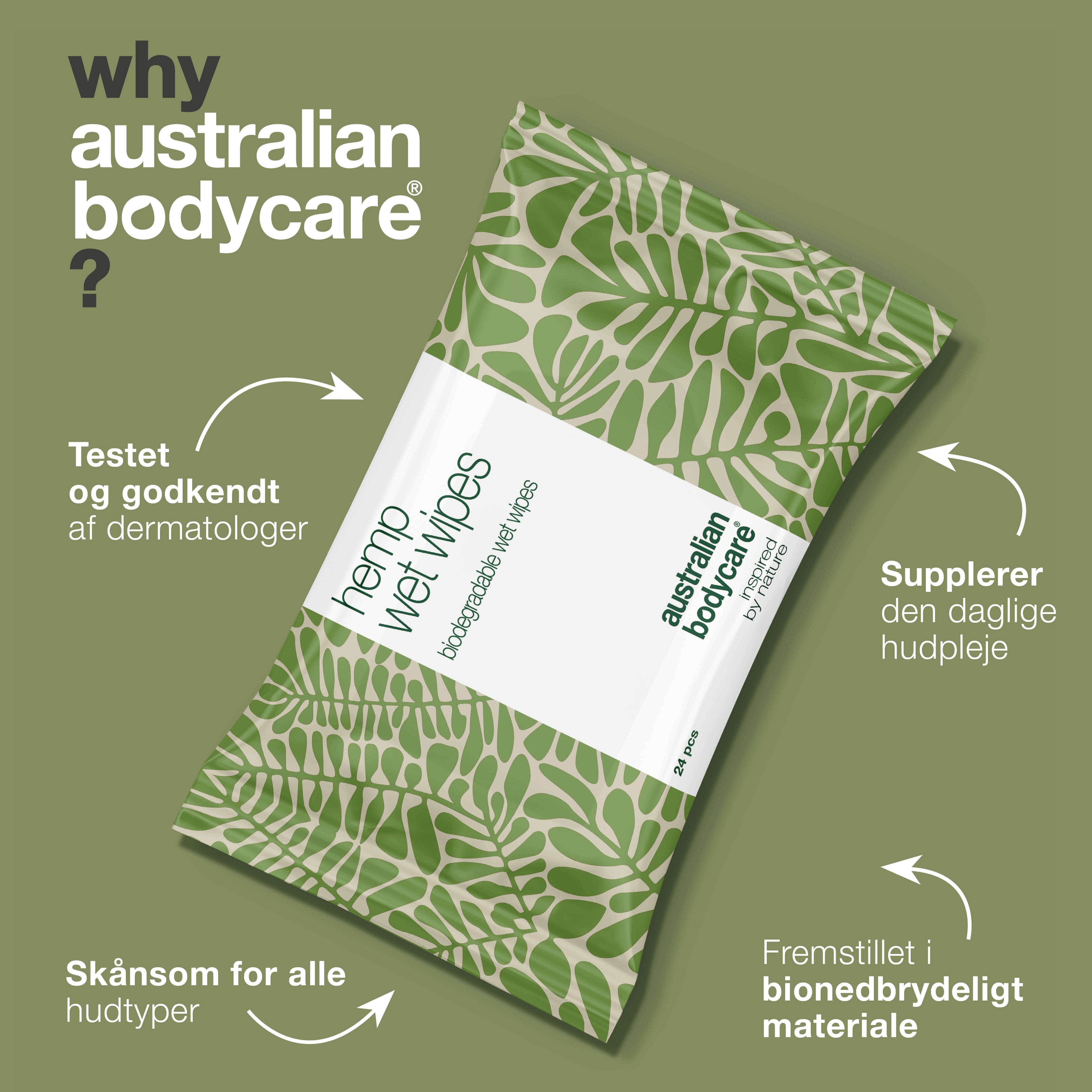 Vådservietter til skånsom rens – med hamp og aloe vera — Effektive vådservietter, der renser og opfrisker huden. Med hampfrøolie og aloe vera. Perfekte til hænder, ansigt og krop.