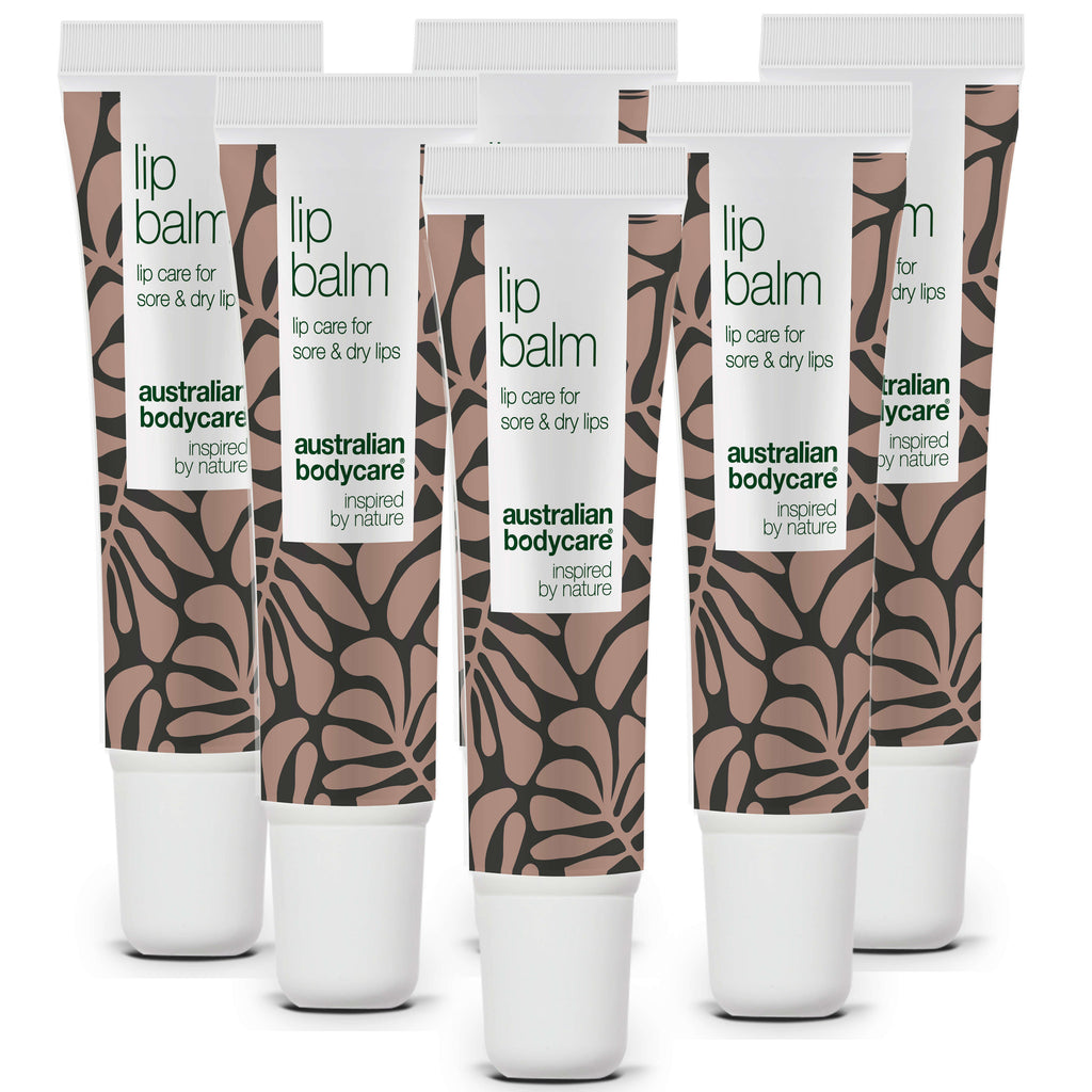 Læbepomade til pleje af tørre læber — Lip balm med Tea Tree Oil til tørre læber og pleje ved forkølelsessår