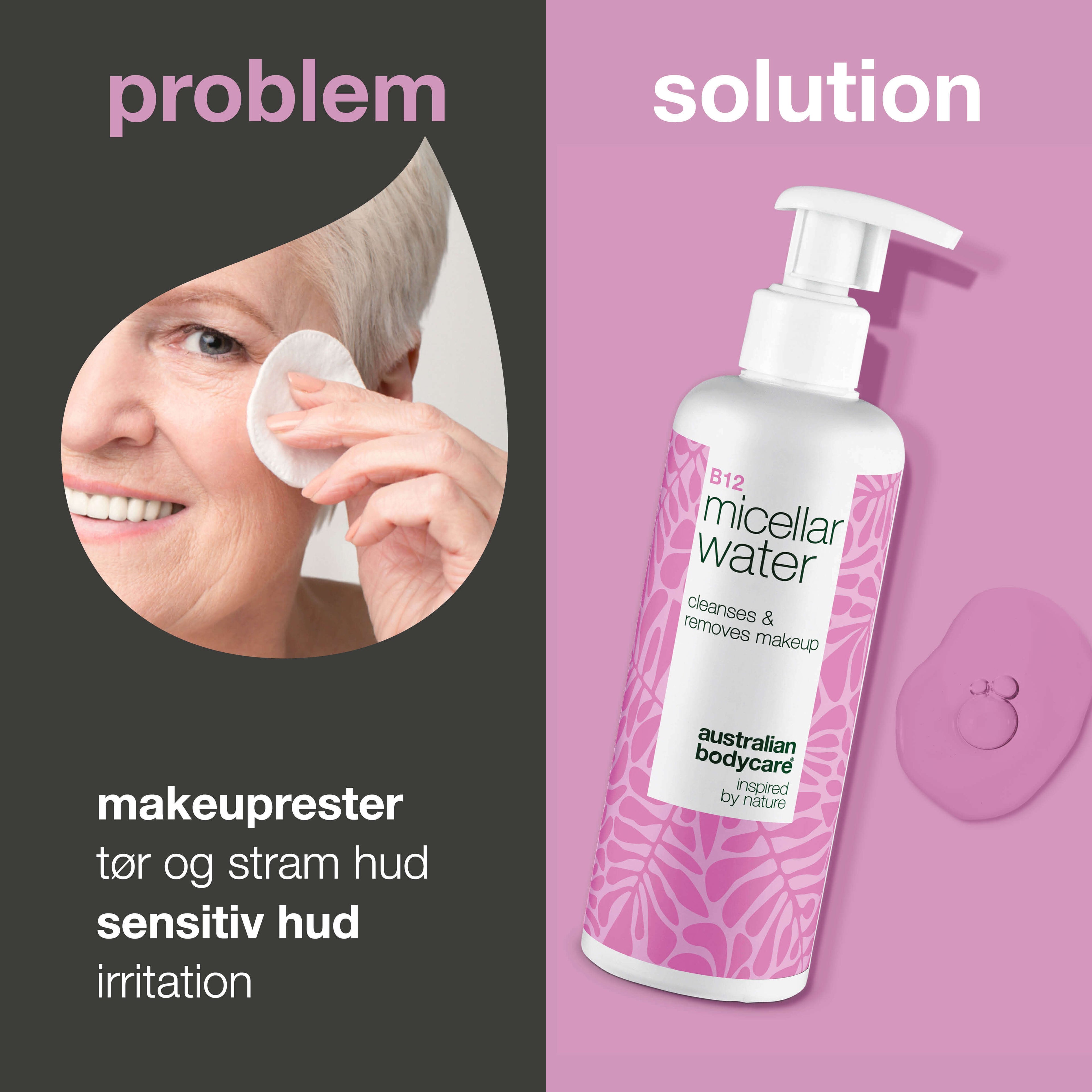 Micellar Water – Fjerner makeup og beroliger sart, tør hud