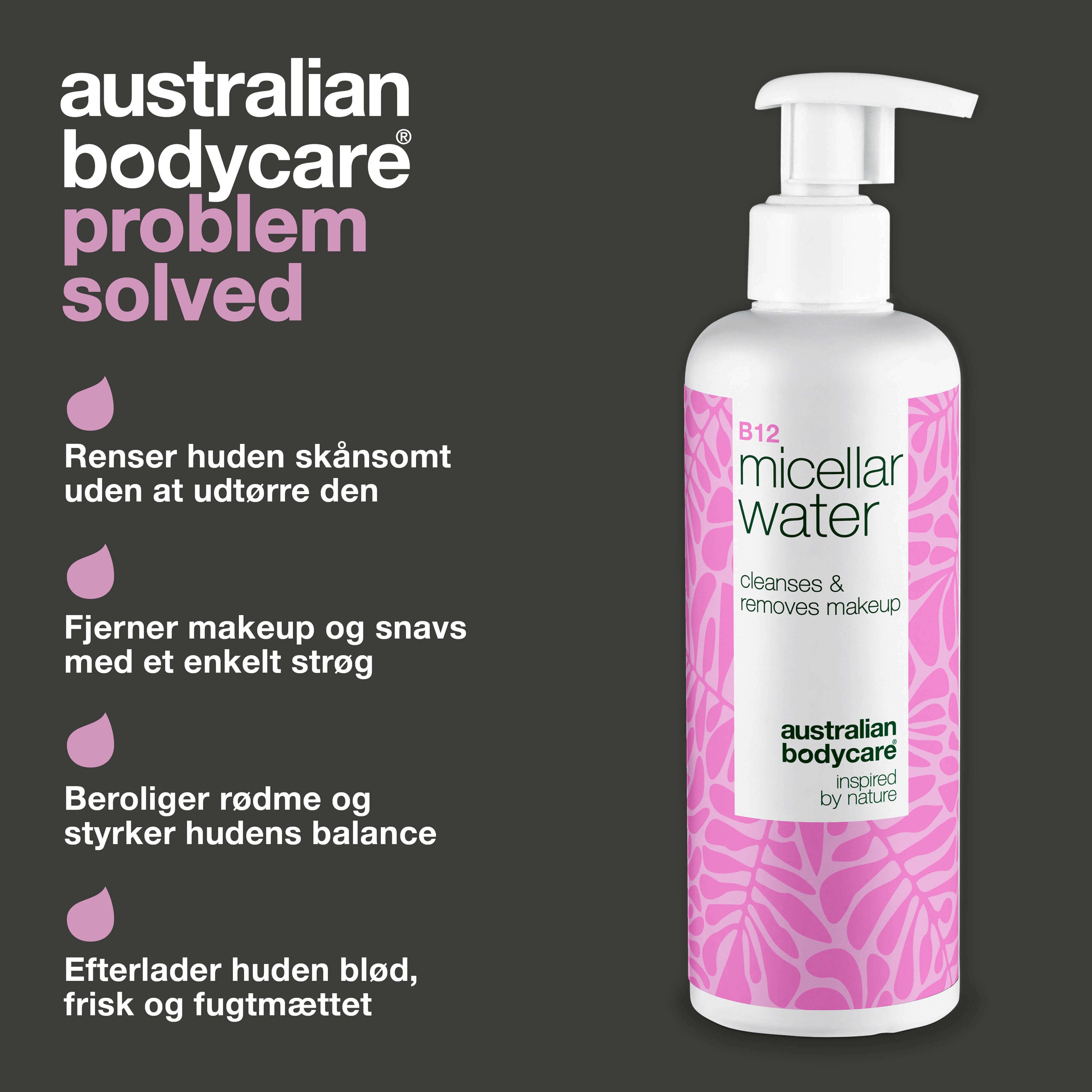 Micellar Water – Fjerner makeup og beroliger sart, tør hud