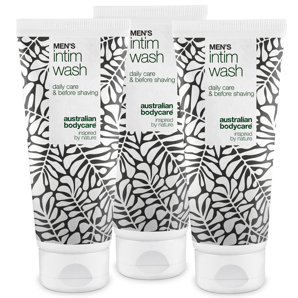 Intimsæbe mænd – Skånsom pleje til daglig intimhygiejne — Effektiv intimsæbe til mænd. Hjælper mod irritation og ubehag i skridtet. Naturlige ingredienser for en sund og velplejet hud.