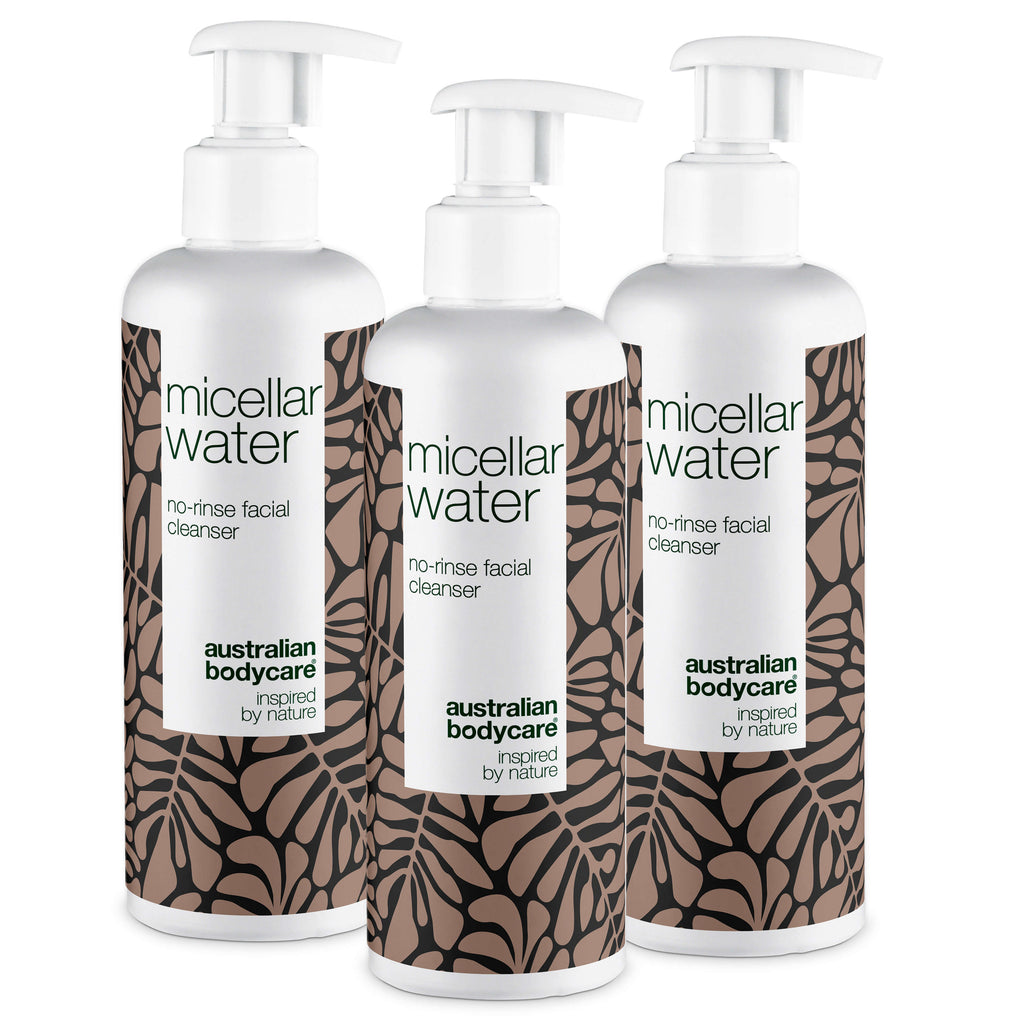Micellar Water – Effektiv rens til uren og fedtet hud — Micellar Water fjerner makeup, snavs og overskydende olie. Perfekt til uren hud og daglig ansigtsrens.