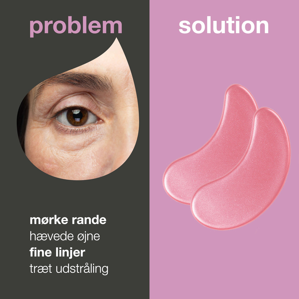 Øjenmasker med B12-vitamin og Collagen mod mørke rande og hævelser — Reducer mørke rande og poser under øjnene med B12 Eye Patches. Fugter og opfrisker huden på kun 20 min. Perfekt til trætte øjne!