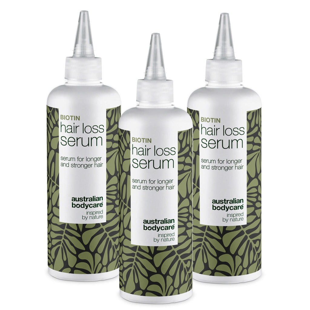 Hårtabsserum med biotin, Capilia Longa & koffein — Effektivt hårtabsserum med biotin, Capilia Longa & koffein. Styrker tyndt hår og hovedbunden. Få fyldigere og sundere hår!