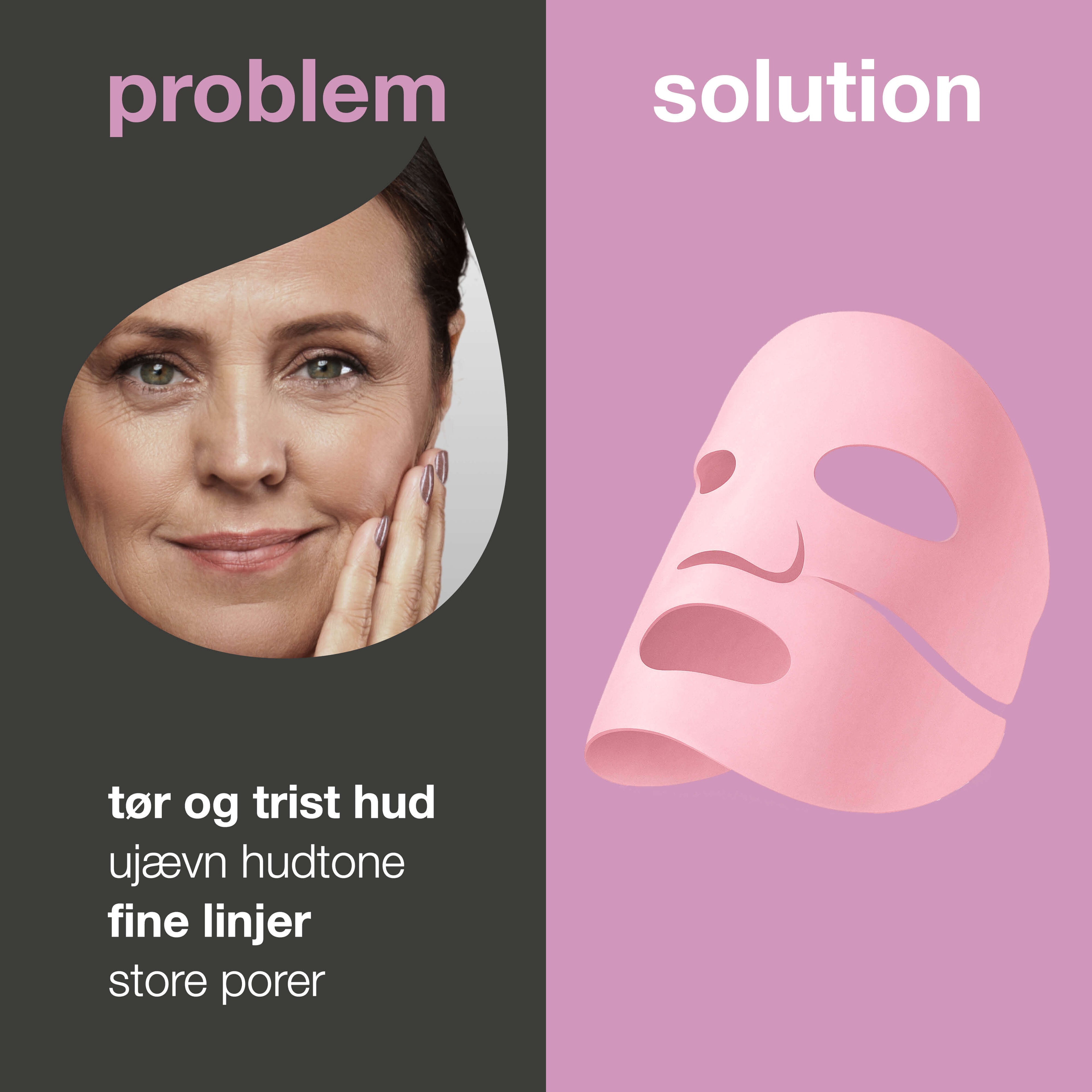 Vitamin B12 Kollagenmaske mod tør og træt hud