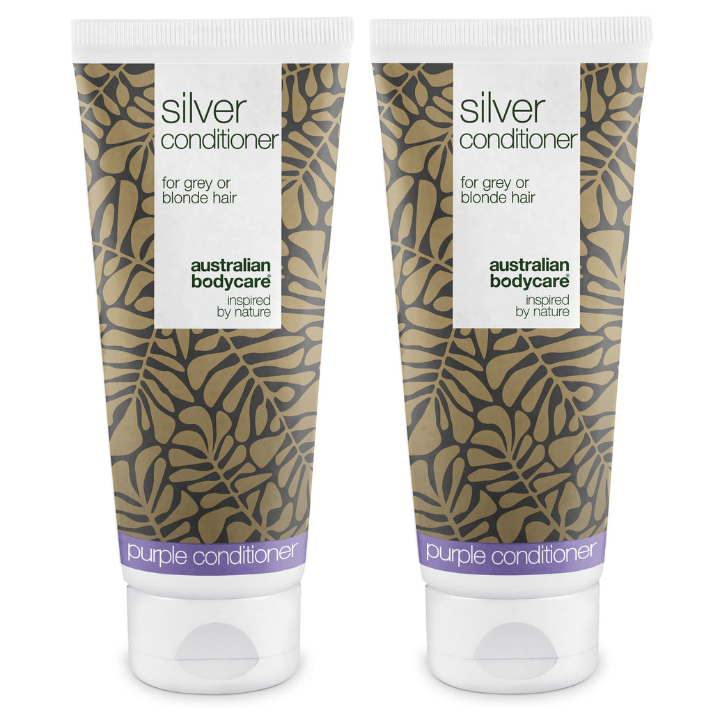 Silver Conditioner til gråt og blondt hår mod gule toner — Balsam med violette pigmenter fjerner gule toner og fremhæver kolde nuancer. Giver glans og styrker håret. Til både naturligt og farvet hår.