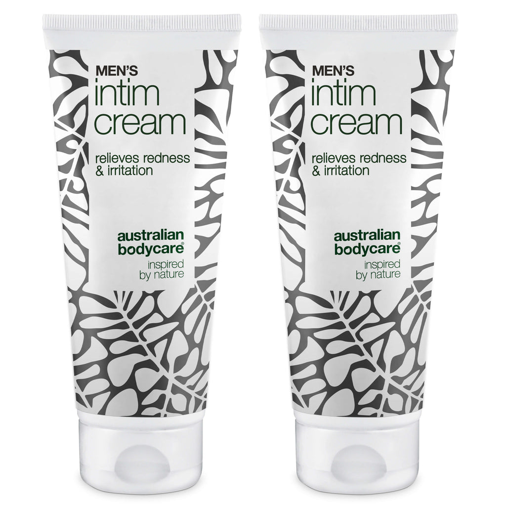 Mænds Intimcreme – lindrer kløe og friktion i skridtet — Mænds Intimcreme mod rødme og irritation i skridtet. Indeholder sheasmør, bivoks og zink for optimal beskyttelse og pleje.