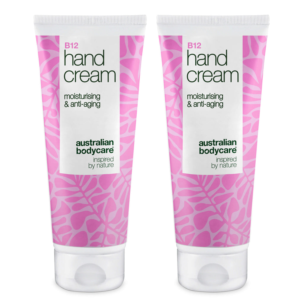 B12 Håndcreme til tørre og rynkede hænder – fugt og pleje — Få ungdommelige, bløde hænder med B12 Håndcreme. Reducerer tørhed og rynker med intens fugt.