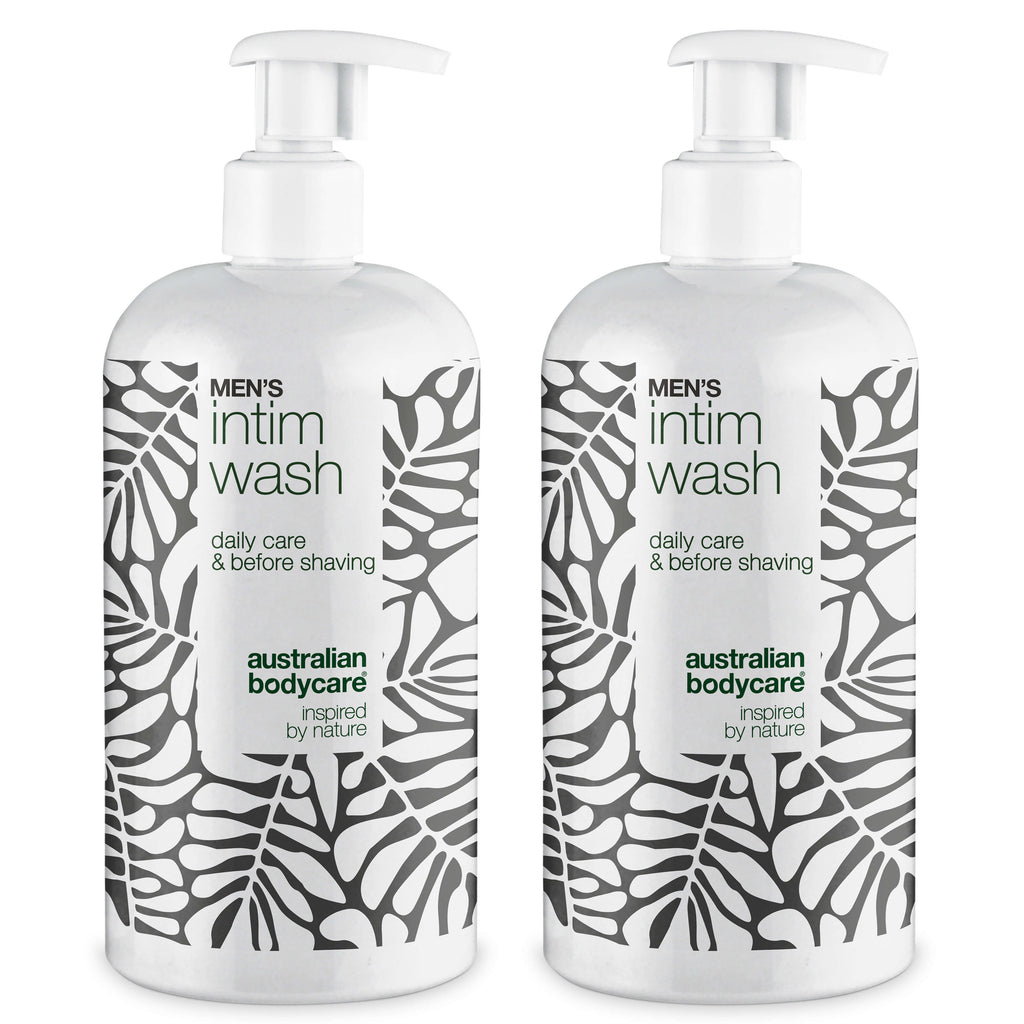 Intimsæbe mænd – Skånsom pleje til daglig intimhygiejne — Effektiv intimsæbe til mænd. Hjælper mod irritation og ubehag i skridtet. Naturlige ingredienser for en sund og velplejet hud.