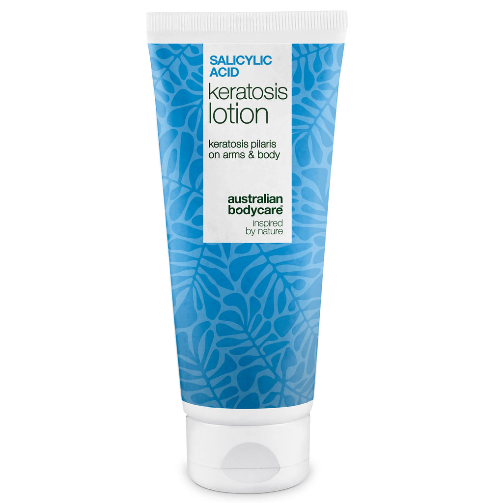 Body lotion mod keratosis pilaris og ru hud med små knopper — Body lotion mod keratosis pilaris og tør hud. Udglatter med salicylsyre, niacinamid og zink.