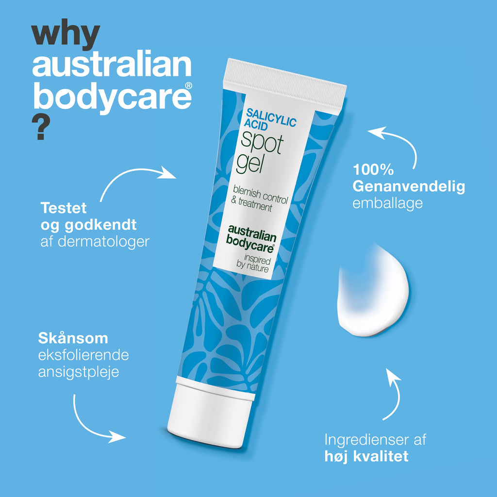 Salicylsyre Spot Gel mod bumser, hudorme og rødme — Salicylsyre Spot Gel til uren hud. Reducerer rødme og tilstopninger med effektiv salicylsyre for en klarere hud.