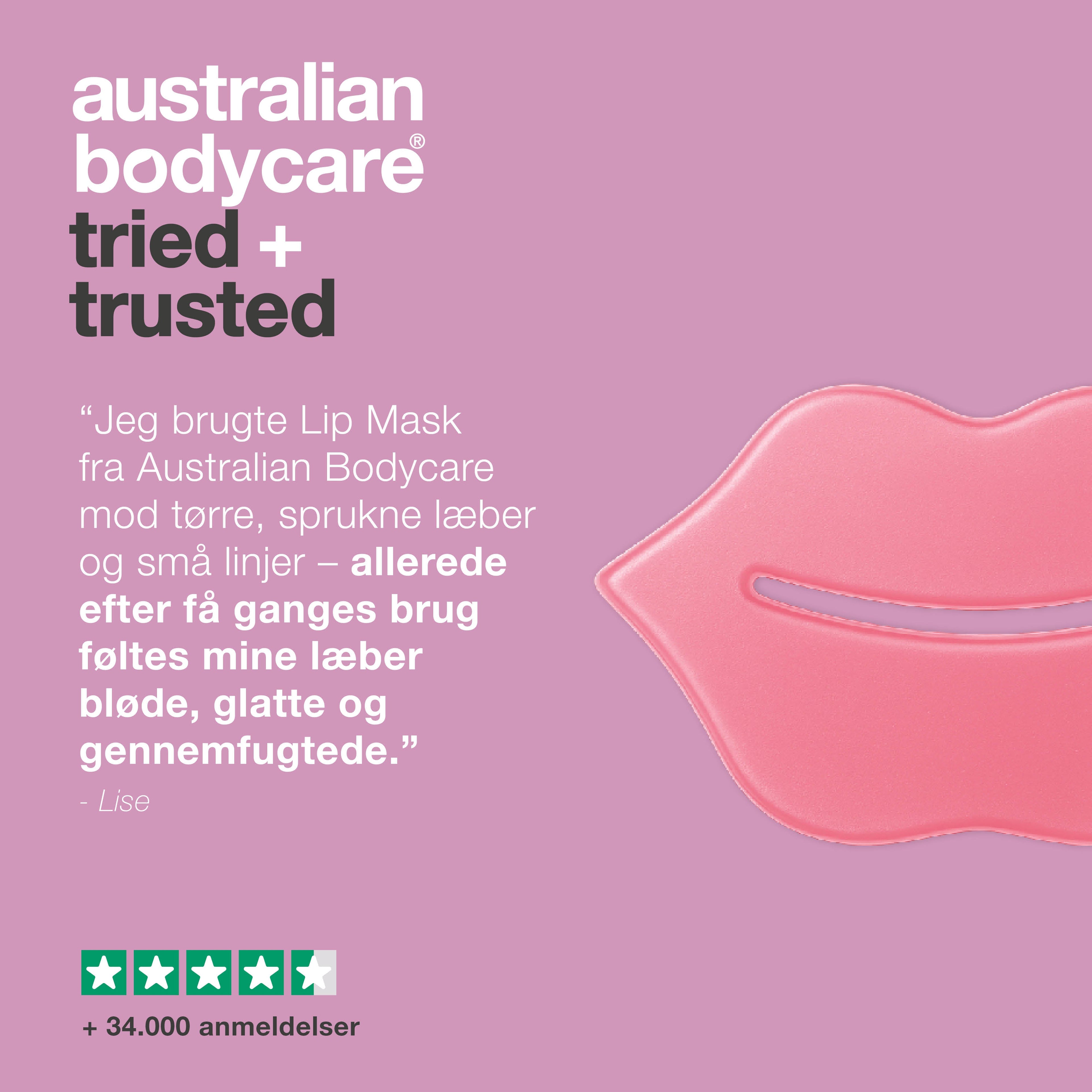 Læbemaske mod tørre læber og fine linjer