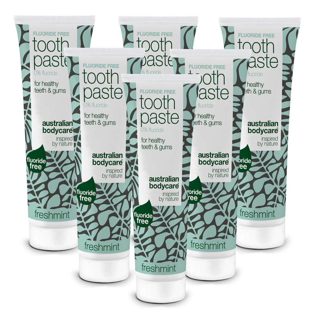 Tandpasta uden fluor – for sunde tænder og frisk ånde — Tandpasta uden fluor reducerer plak, plejer tandkødet og giver en langvarig frisk ånde. Perfekt til daglig brug.