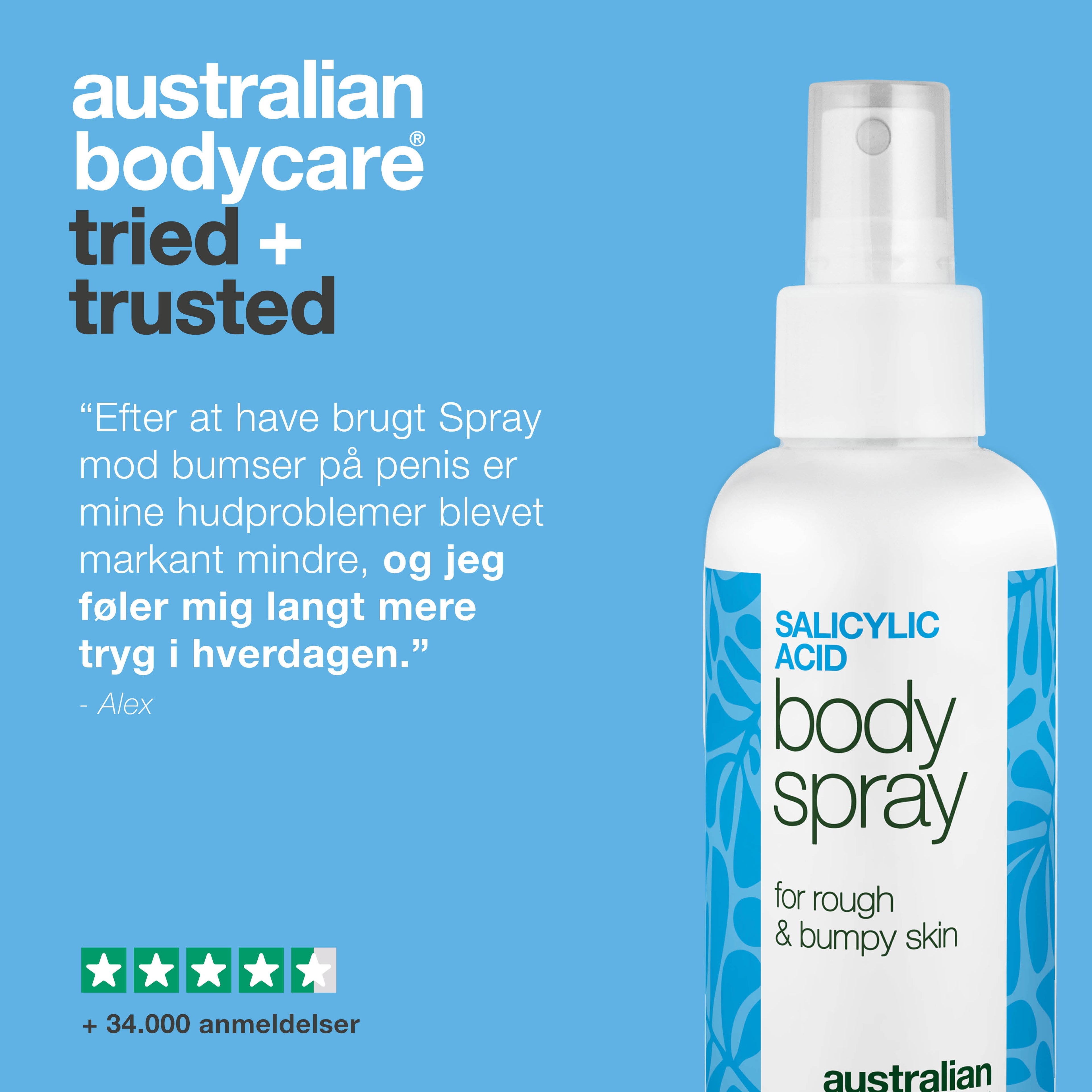 Spray mod bumser på penis – reducerer uren hud og rødme — Spray mod bumser på penis reducerer uren hud og rødme. Med salicylsyre, glykolsyre, zink, panthenol og glycerin.