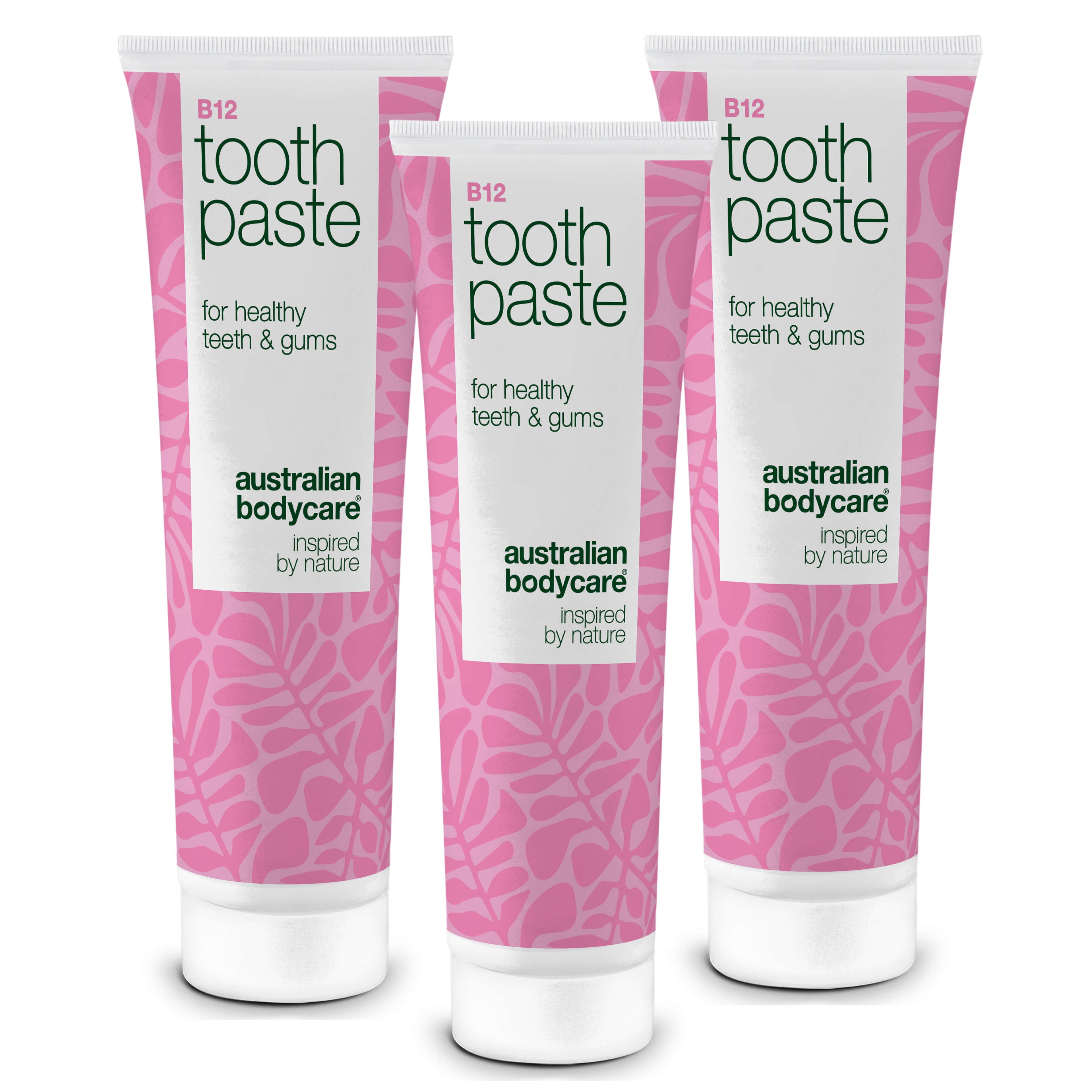 Vitamin B12 Tandpasta – mod tør mund og irritation — Vitamin B12 Tandpasta giver frisk ånde og sunde tænder. Styrker emaljen og plejer tandkødet med B12, fluorid og zink.