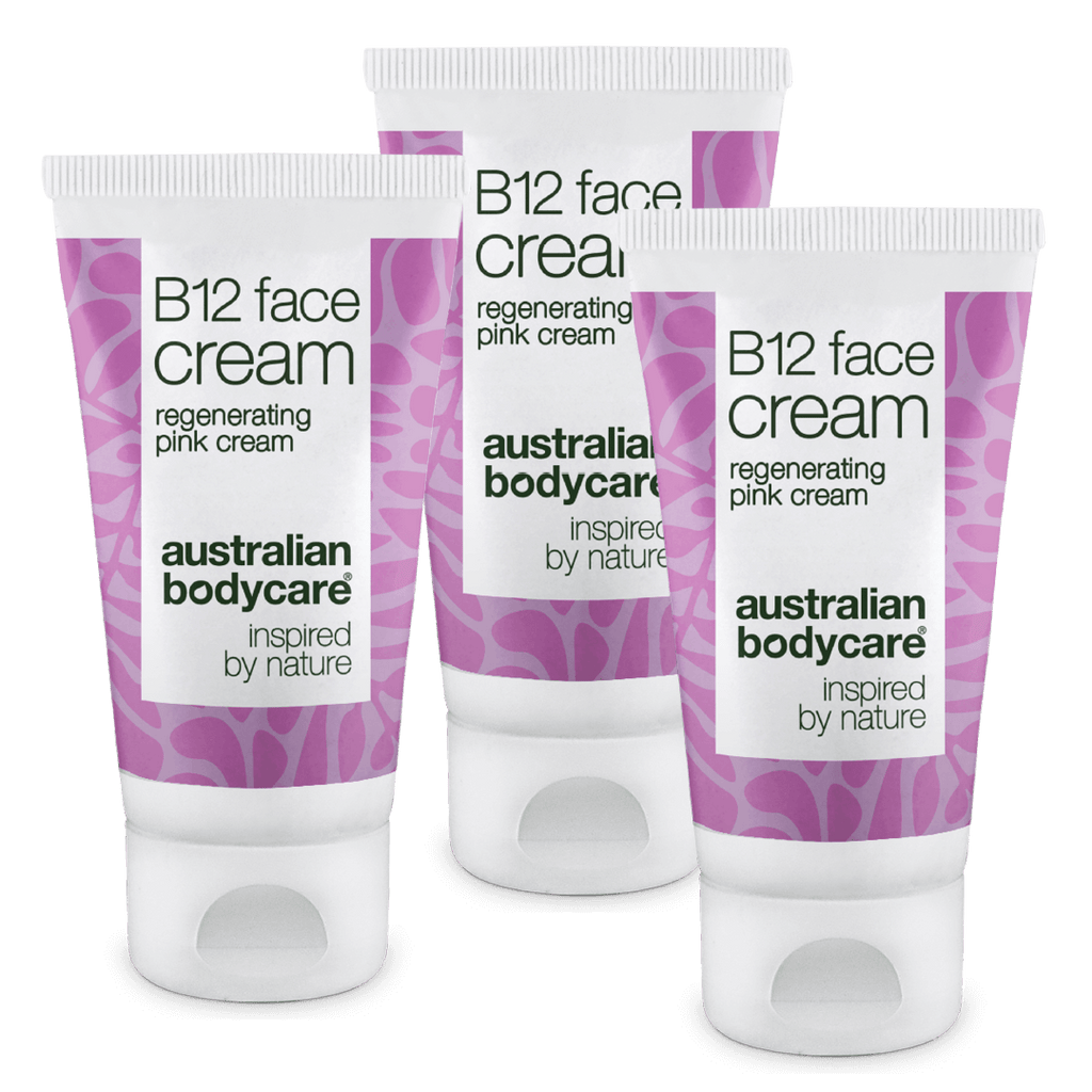 B12 Ansigtscreme – Fornyet fugt og naturlig glød — Anti-age B12 vitamin creme reducerer rynker, genopretter fugt og giver huden en naturlig glød.