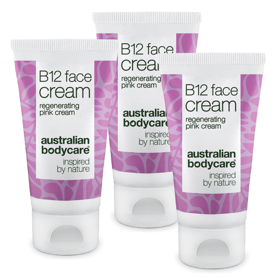 B12 Ansigtscreme – Fornyet fugt og naturlig glød — Anti-age B12 vitamin creme reducerer rynker, genopretter fugt og giver huden en naturlig glød.